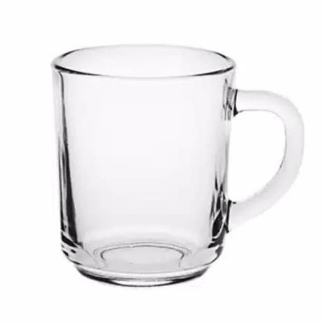 Gelas Kaca Gagang Beling Gelas Kopi Gagang Kecil Cm Polos 6pcs