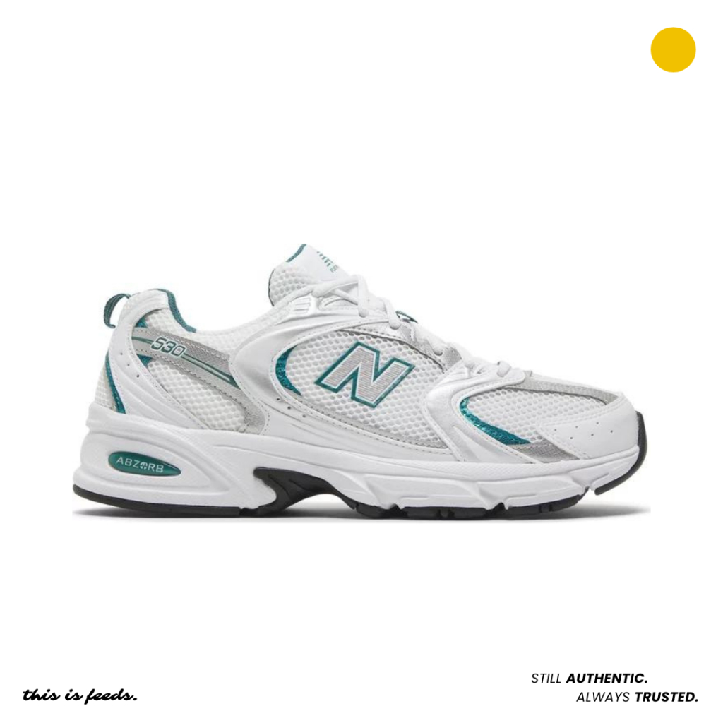 New Balance 530 'White Silver Green' - (MR530AB)