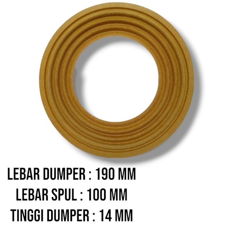 DAMPER SPEAKER TINGGI DEMPER SPEAKER 18 INCH MEMBRAN SPEAKER DAMPAR SPEKER
