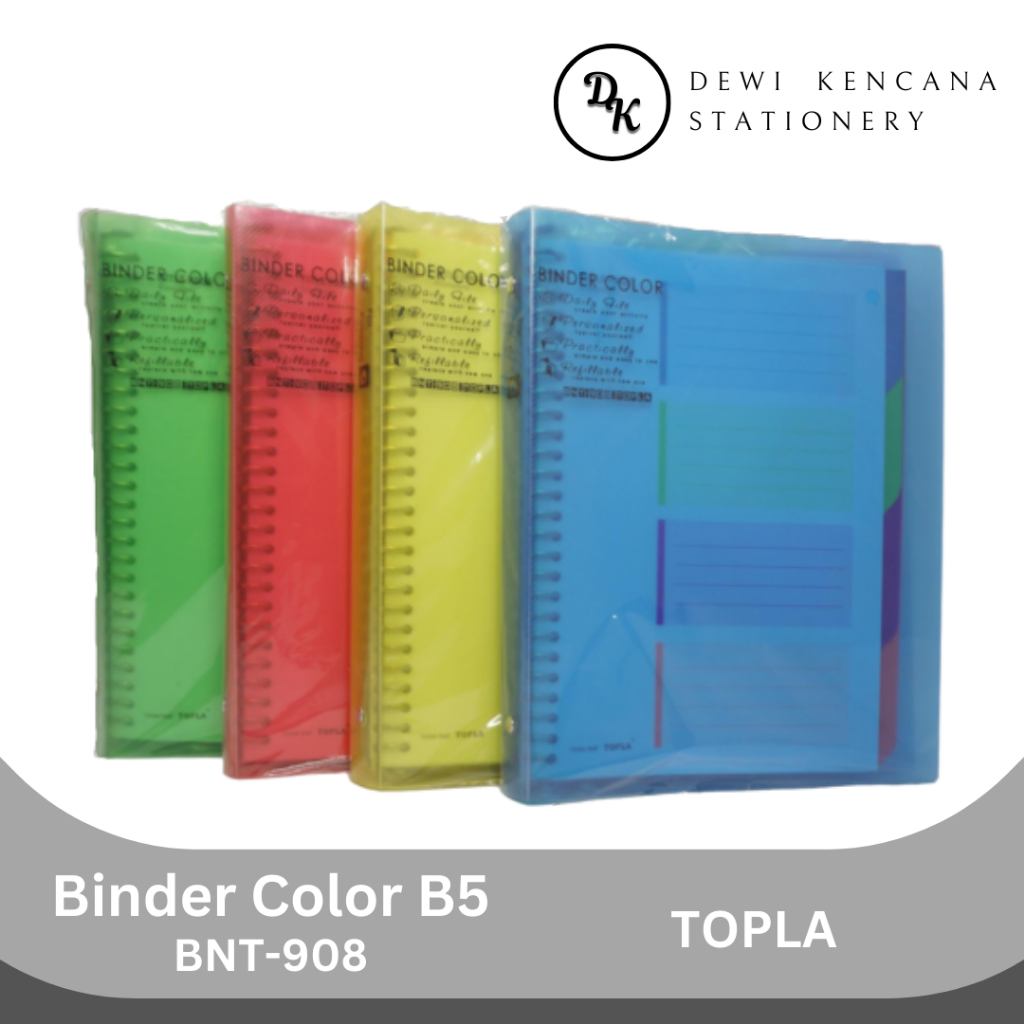 

Binder Warna B5 TOPLA Binder Color BNT 908
