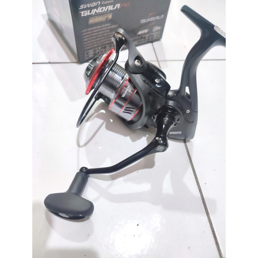 Reel Swan Gundala 8000 Pg almunium spool 8 ball bearing