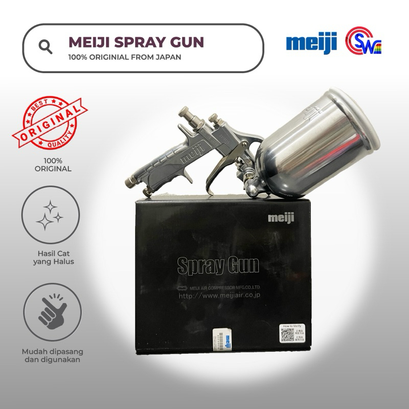 MEIJI SPRAYGUN F110 G13 TABUNG ATAS - 100% original made from Japan