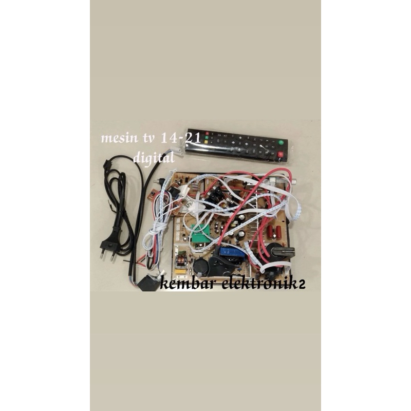 MESIN TV TABUNG 14-21 DENGAN SIARAN DIGITAL