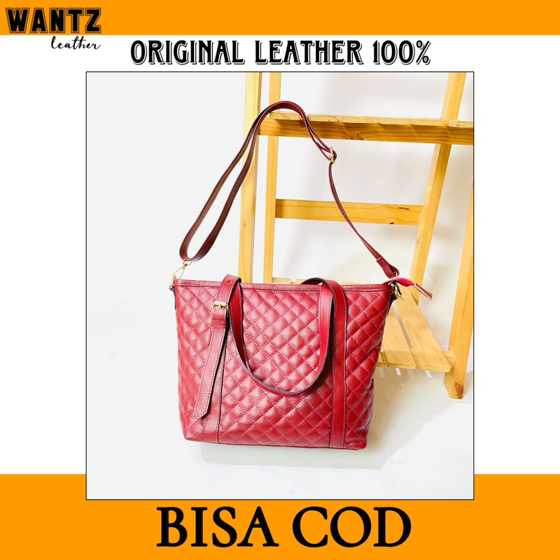 TOTEBAG WANITA Kulit Asli Garut TAS SELEMPANG WANITA Kulit Asli Garut TAS TENG-TENG WANITA Kuli Asli