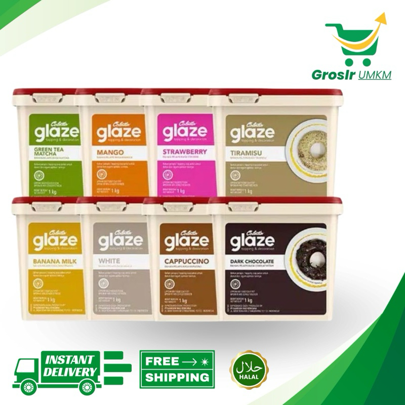 

Grosir UMKM - Colatta Glaze / Selai Dark Cokelat 1kg / Selai Tiramisu 1kg / Selai Roti / Topping Selai Colatta Glaze