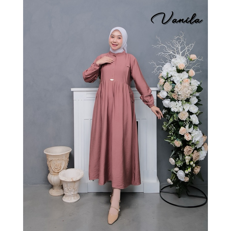 almira midi dress polo linen premium