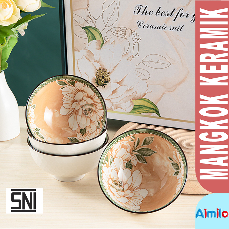 [SNI] MANGKUK KERAMIK | HAMPERS MANGKOK BOHEMIA CANTIK | MANGKUK BOHEMIA SOUVENIR AESTHETIC | DIJUAL