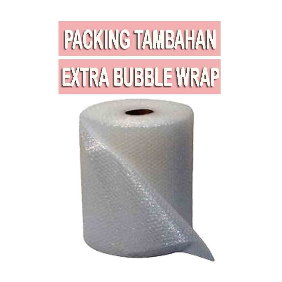 

Extra Buble Wrap untuk packingan tambahan