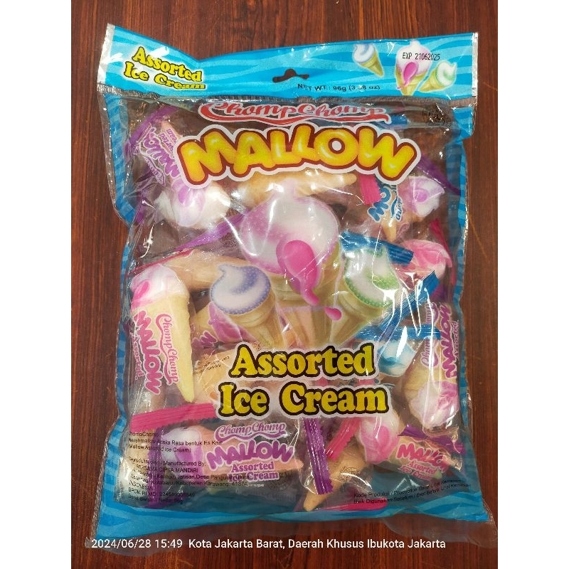 

CHOMP CHOMP MALLOW ASSORTED ICE CREAM 96 gr