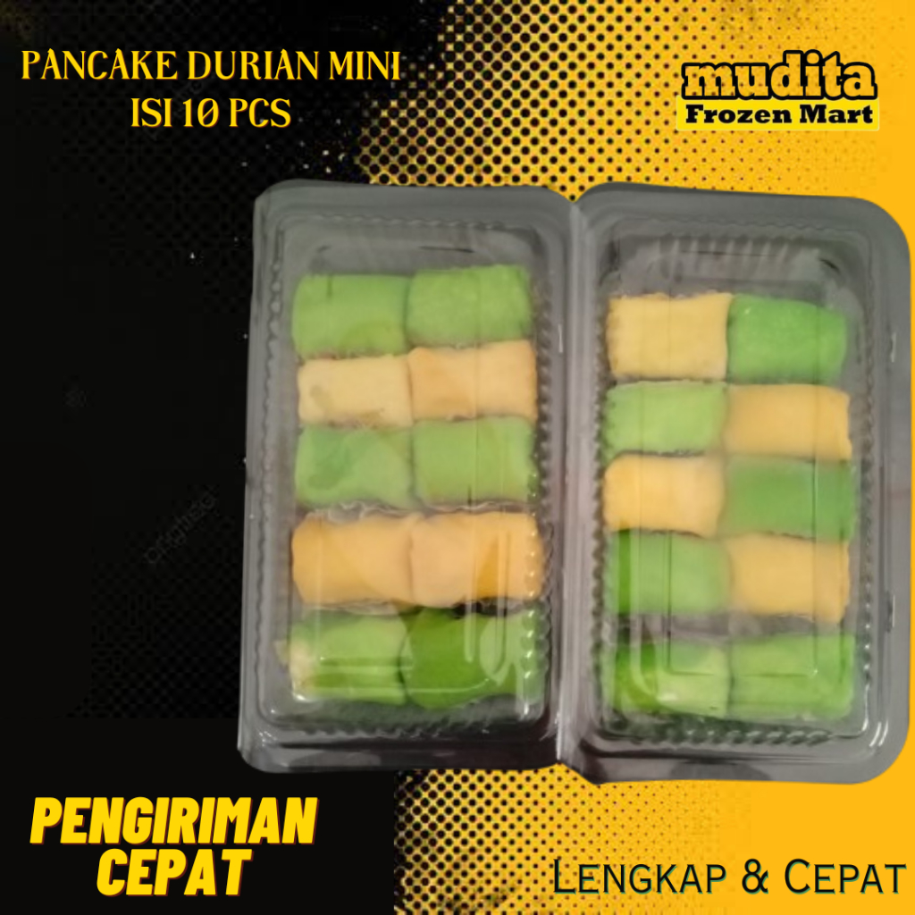 

Pancake durian mini isi 10 Pcs