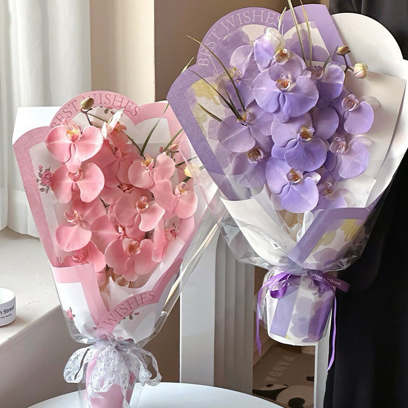 

[08039] Kertas Buket Bunga Premium Best Wishes | Premium Flower Wrapping Paper Best Wishes