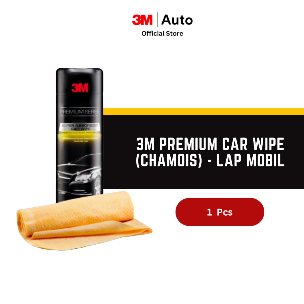 3M Premium Car Wipe Chamois  Lap Mobil Kanebo KODE U5E6
