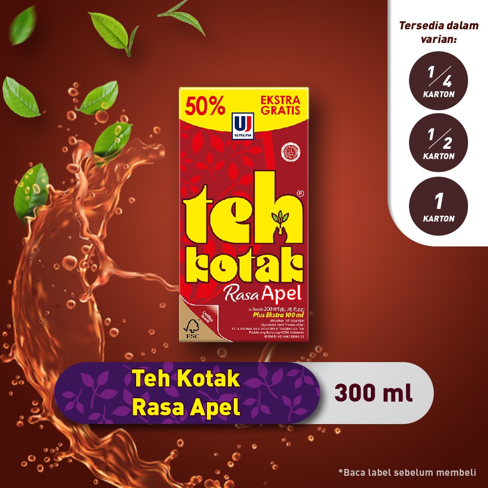 

Teh Kotak Rasa Apple 300 ml