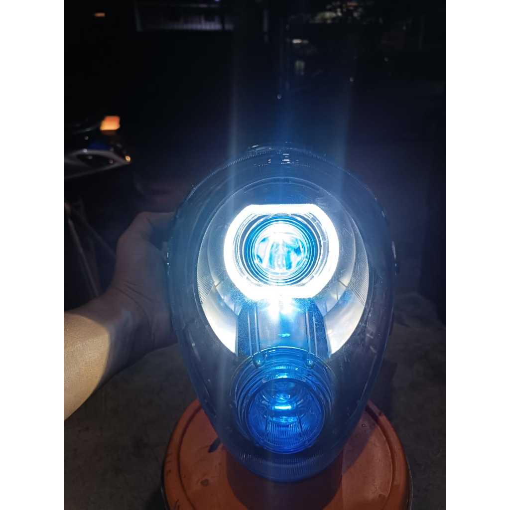 Reflektor Lampu Depan Honda Scoopy karbu Model Custom Biled Projie Daymaker ala | Biled Scoopy