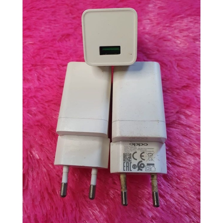 KODE T15N adaptor charger original bawaan hp Oppo vocc 4A kecil F9 dll bekas