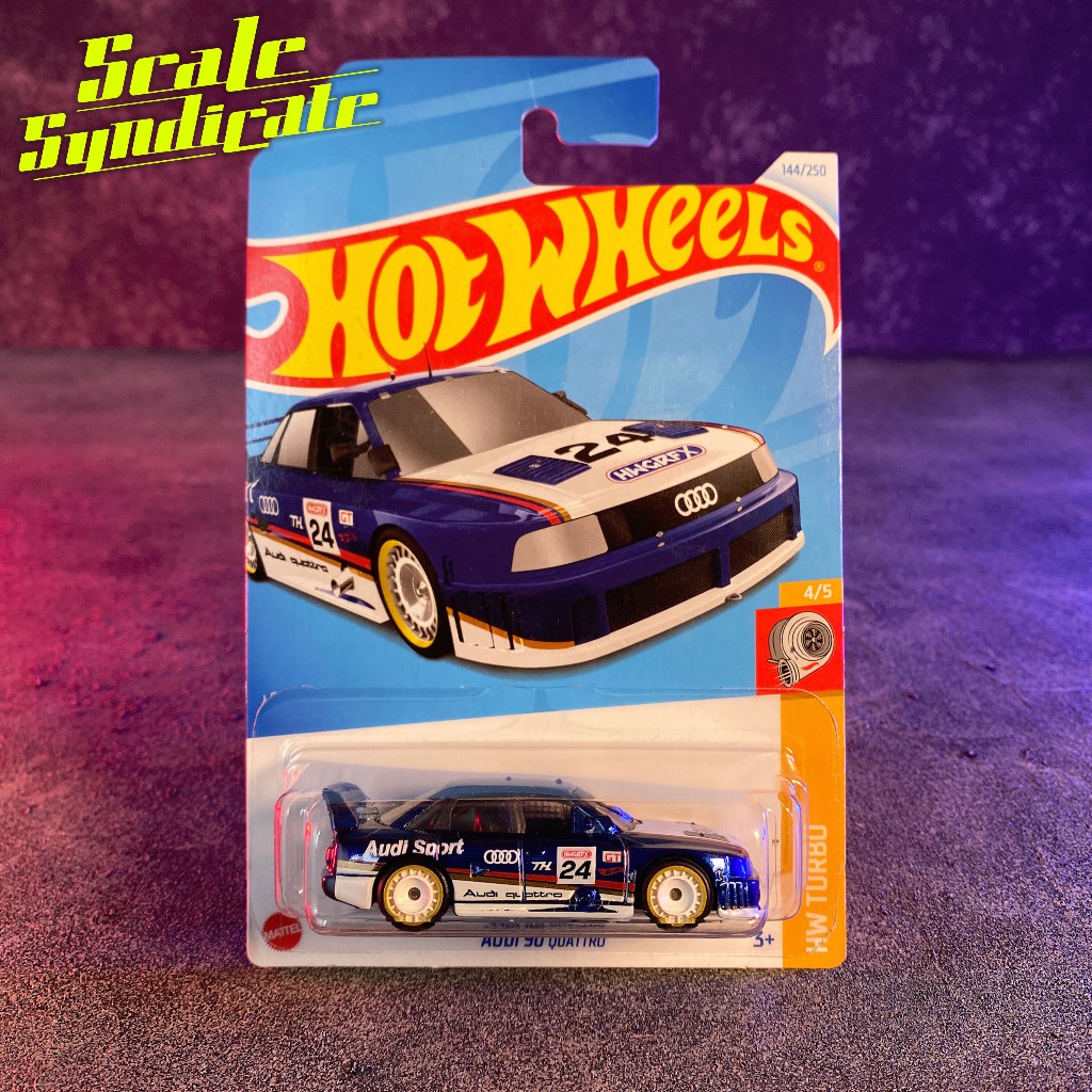 HOT WHEELS AUDI 90 QUATTRO SUPER TREASURE HUNT STH THS not MERCEDES BENZ 300 SL 500E HW TURBO