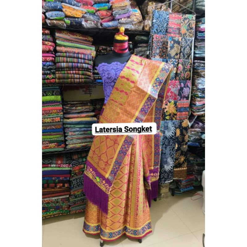 songket palembang dimensi bordir