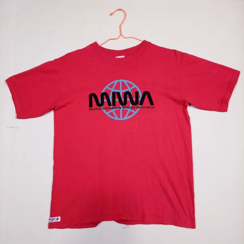 KAOS MIWA BY ANVIL RED, SIZE S (SECOND BRANDED) MERAH PEKAT, TS0193