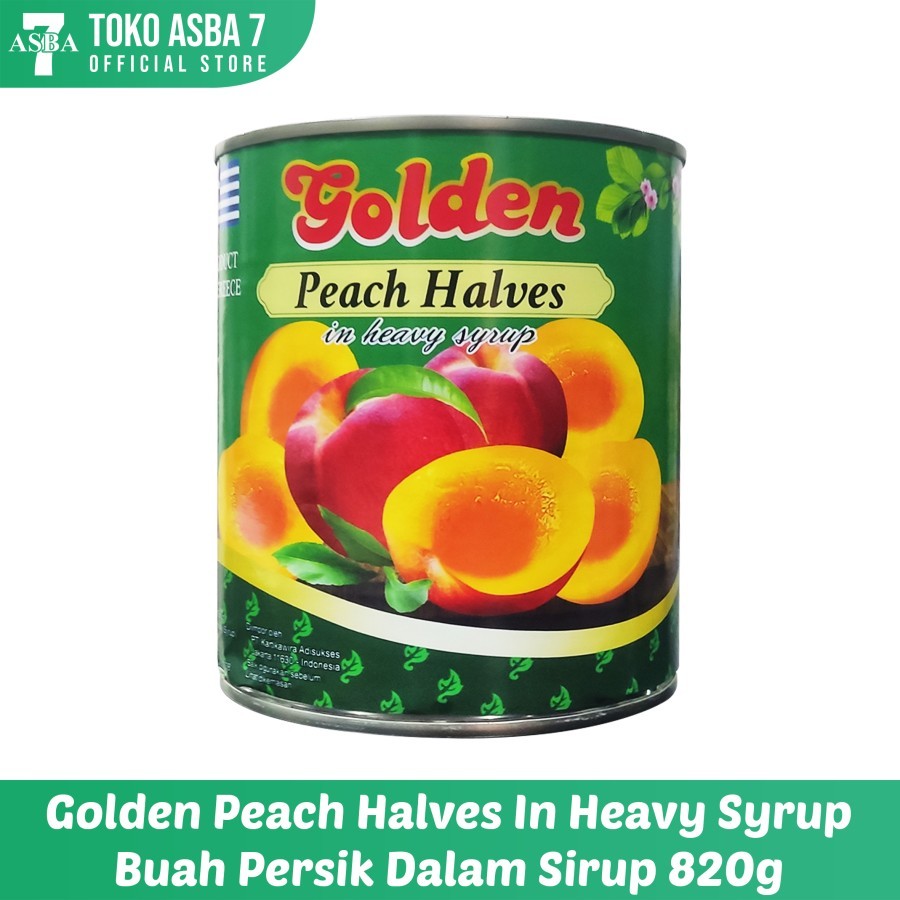 

GOLDEN PEACH HALVES IN SYRUP 820GR