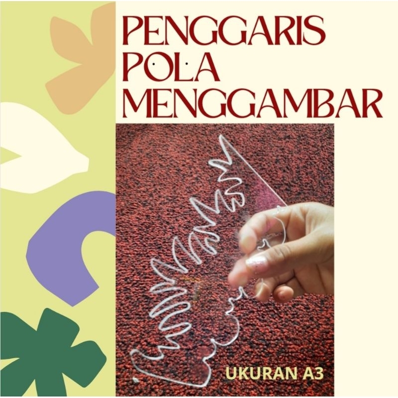 

Penggaris Pola Menggambar Bahan Akrilik Bening 1,5 mm Satuan