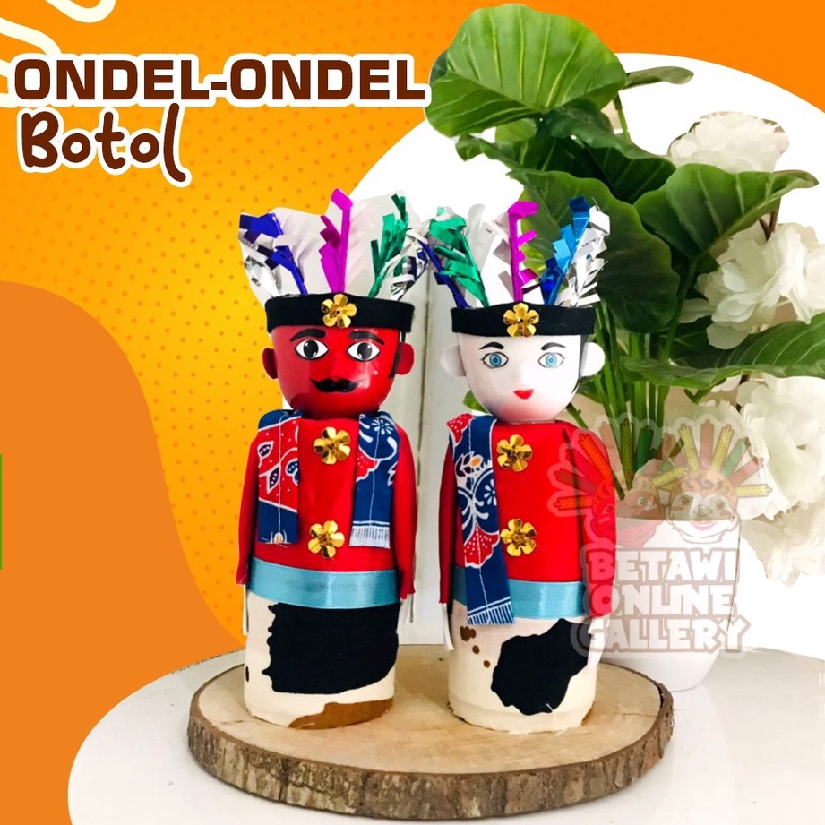 KODE E8B Boneka OndelOndel Mini Mainan Anak SEPASANG