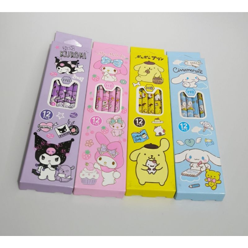 

Pensil Serut Karakter lucu HB Kuromi, cinamoroll, hello kity, Pokaco