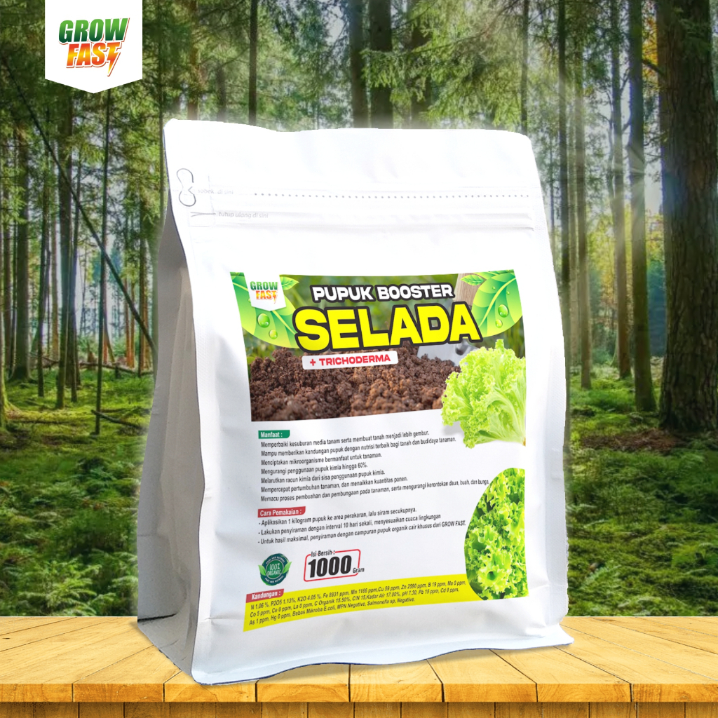 Pupuk Booster Selada 1kg media tanam benih selada 1000gr pupuk pemacu pertumbuhan