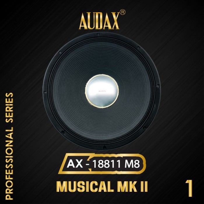 Speaker Subwofer 18″ Audax AX-18811 M8 / AX18811 M8 – Professional Series