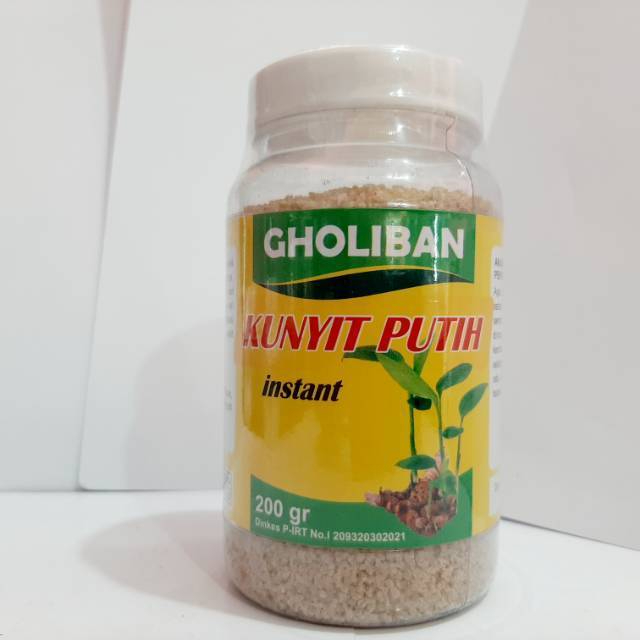 

Kunyit putih instan gholiban kunyit bubuk siap seduh 200gr