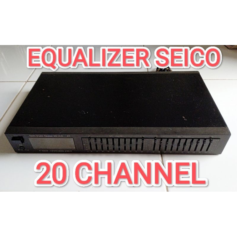 EQUALIZER SEICO - EQUALIZER SEICO 20 BAND - EQUALIZER SEICO 20 CHENNEL