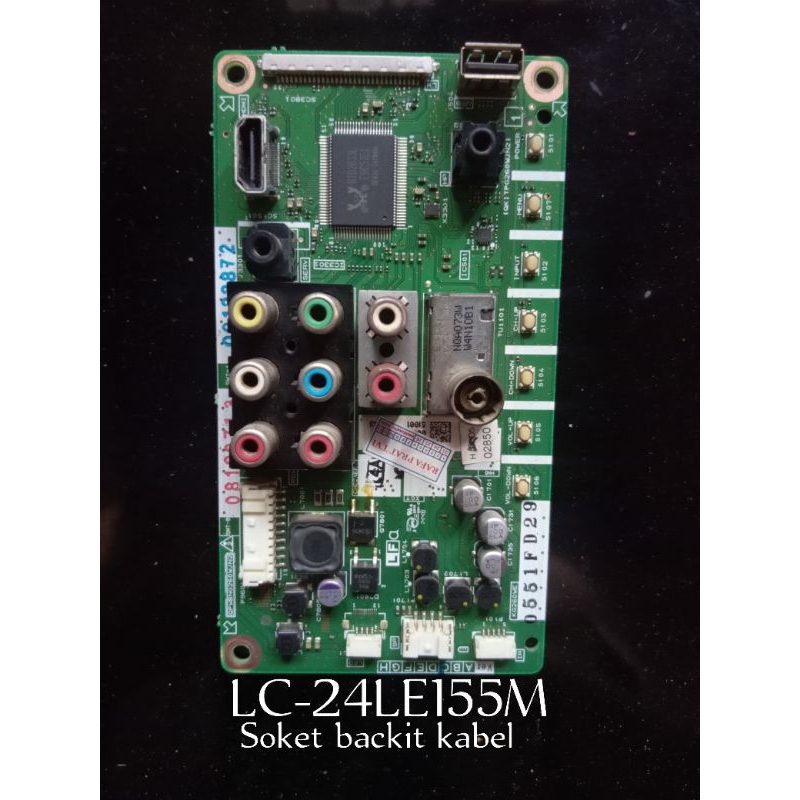 MB MAINBOARD TV SHARP LC-24LE155M