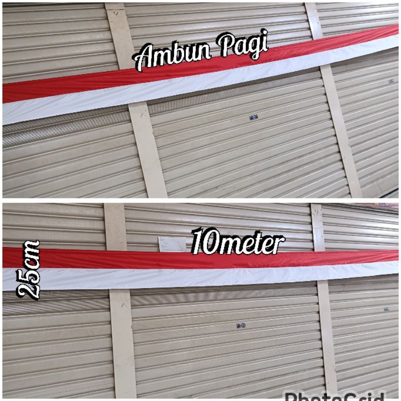 

best seller bendera hias bendera panjang bendera vitrase lurus merah putih panjang 25cm x 10meter