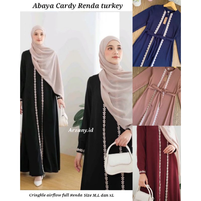 GAMIS ABAYA TURKEY FULL RENDA PREMIUM