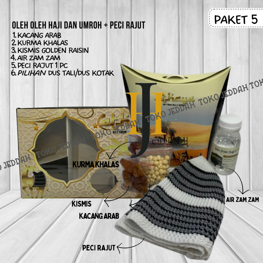 

Paket Oleh-Oleh Haji & Umroh Pasuhe + Peci