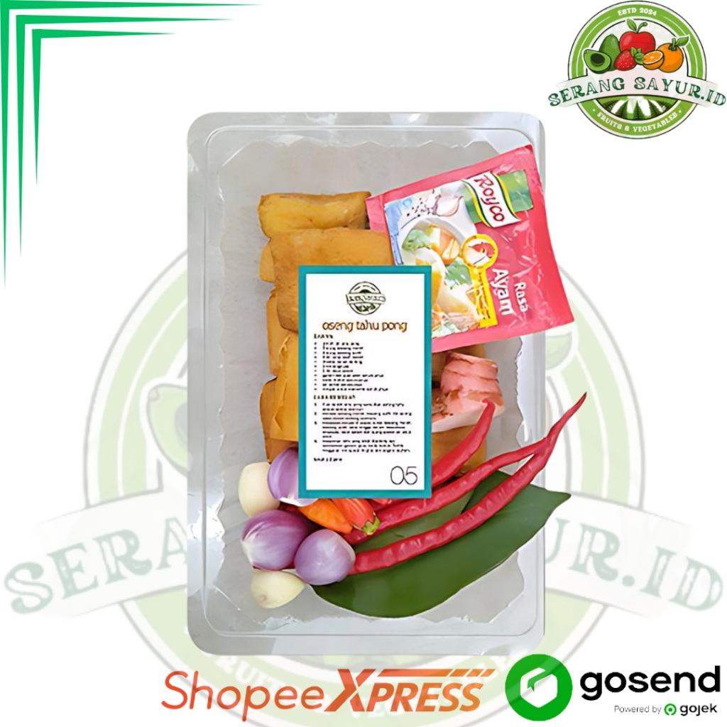 

OSENG TAHU PONG MINI FOODPREP | SayurInstan