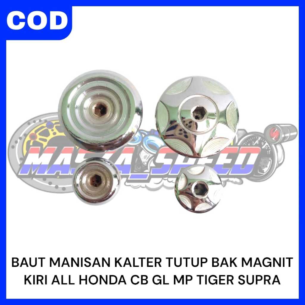 TUTUP MAGNET HONDA KOIN TUTUP MAGNET MAGNIT CNC L CROM TUTUP BAK MAGNET MOTOR HONDA GL MP TIGER