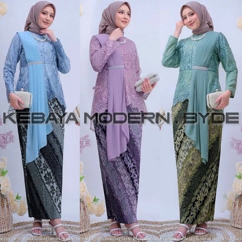 (Dijamin Realpict) SET / ATASAN KEBAYA SOFYA SELENDANG REALPICT TERLARIS >KEBAYA REMAJA/KEBAYA FAVOR