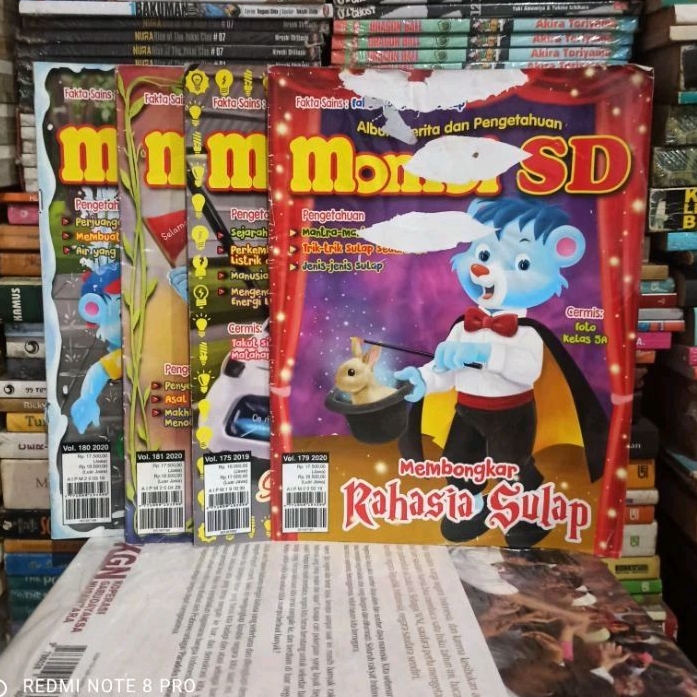 Majalah Original Album Cerita dan Pengetahuan mombi SD Bekas boleh beli satuan lihat di dedkripsinya