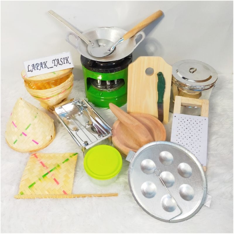 Kitchen set alat masak anak mainan masak masakan anak miniatur peralatan masak komplit
