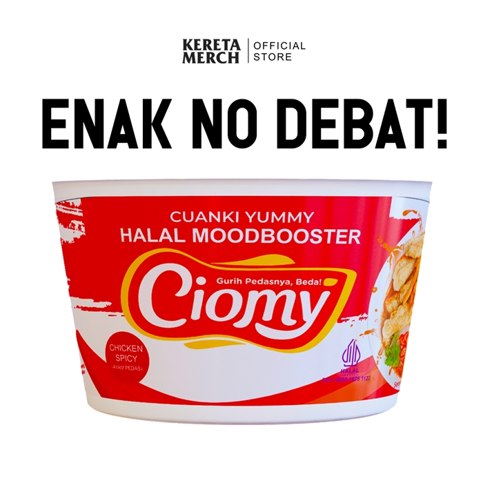 

CIOMY Cuanki Cheese Cup Cuangki Kuah Keju Ayam Pedas KULINER VIRAL KERETA API Kemasan LITE