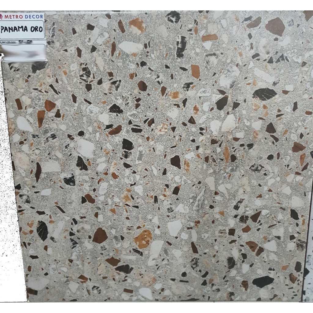 Keramik 50x50 Kasar Matt Terrazo Kamar Mandi Outdoor Teras