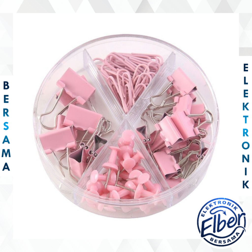 

ELBER HL0684 (72 Pcs) Penjepit Kertas Isi Beragam Y1876