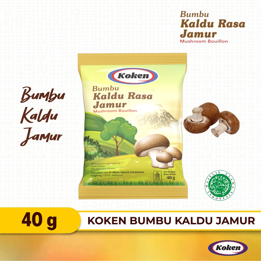 

Ikoca Kaldu Jamur Bumbu Rasa Jamur halal 40 g kaldu jamur perisa Koken Food
