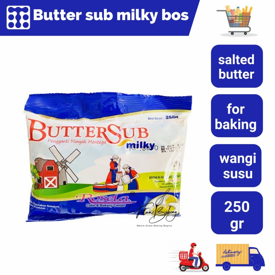 

BUTTERSUB MILKY BOS 250 GR