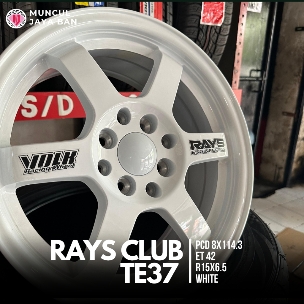 VELG RAYS CLUB TE37 R15 ET42 DOUBLE PCD