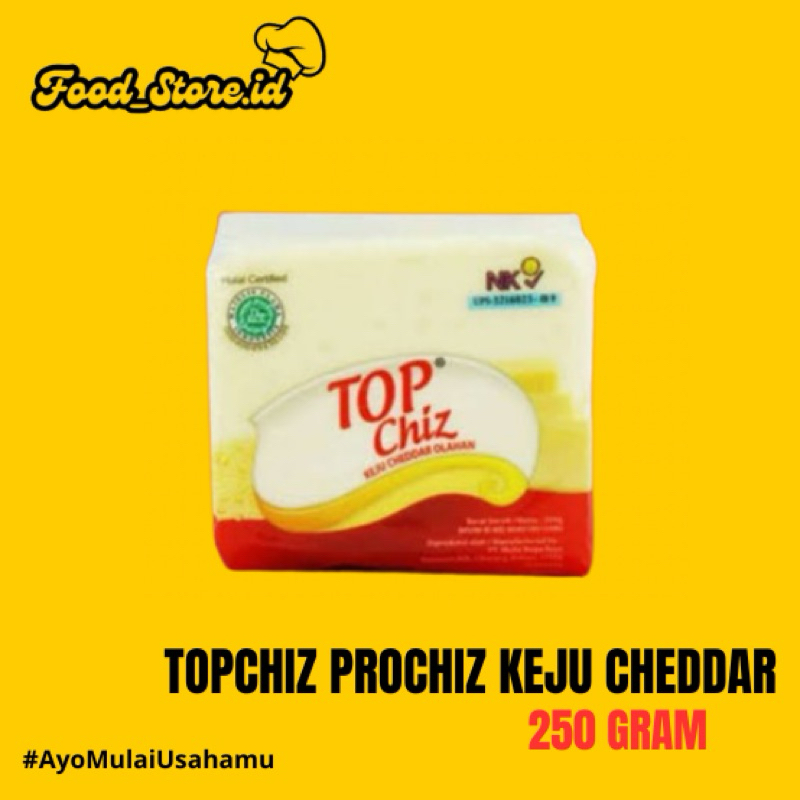 

TOPCHIZ by PROCHIZ Keju Cheddar 250 gram