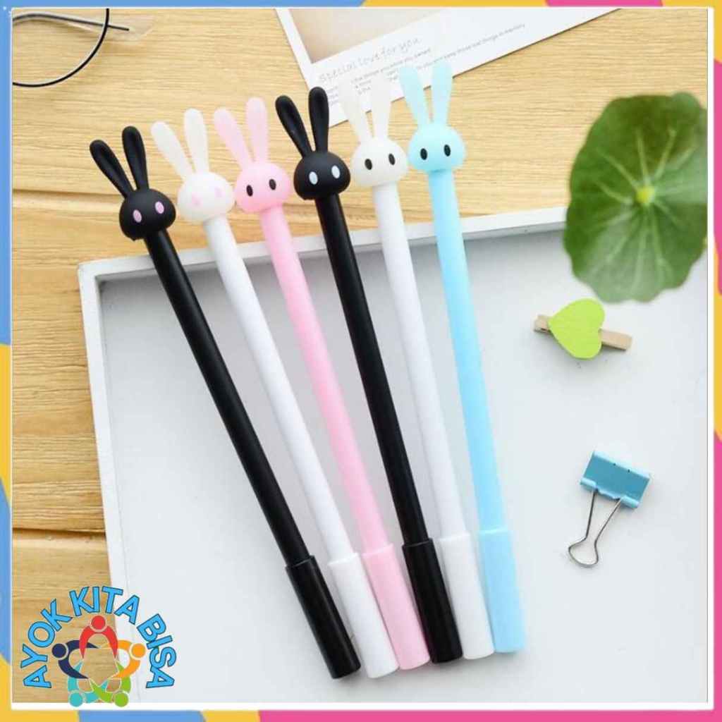 

AKB Pulpen Pena Bentuk Karakter Kepala Kelinci Bolpen Karakter Bunny Lucu Unik Pulpen Karakter Gel Imut Pulpen Gel Pena Murah