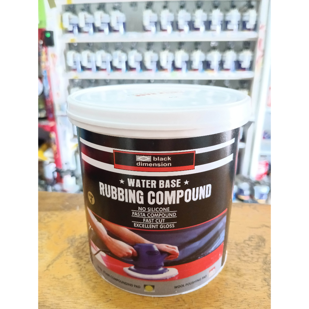 Black Dimension Rubbing Compound Water Base