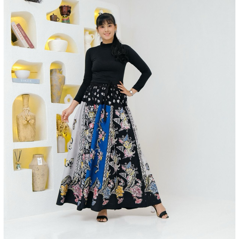 ROK BATIK PAYUNG JUMBO PANJANG LEBAR DEWASA BAWAHAN BATIK CAP PREMIUM