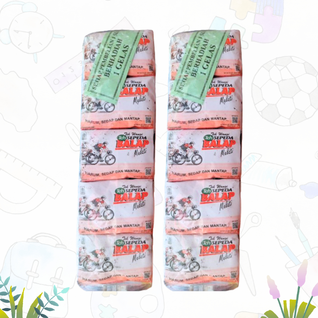 

Teh Sepeda Balap Ekonomi 10x35gr (1Pack Berhadiah Gelas)